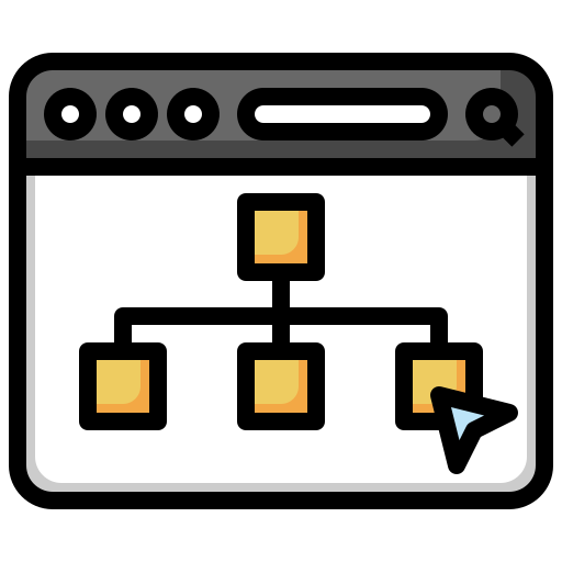 diagrama de flujo icono gratis