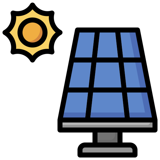 panel solar icono gratis