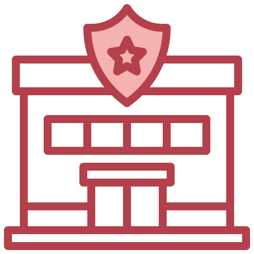 estación de policía icono gratis