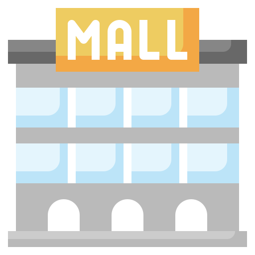 centro comercial icono gratis