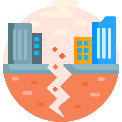 Earthquake free icon Earthquake free icon