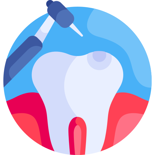 taladro de dientes icono gratis