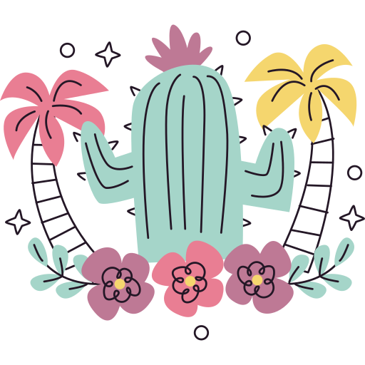 Rounded Cactus PNG, Vector, PSD, and Clipart With Transparent