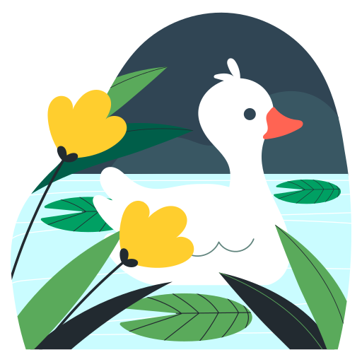 Duck Pond Stickers for Sale