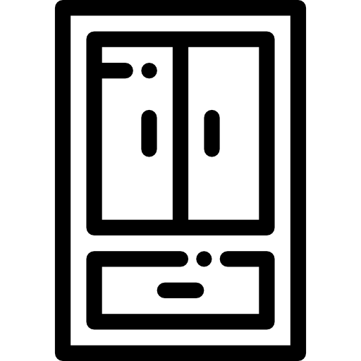 Closet Detailed Rounded Lineal icon