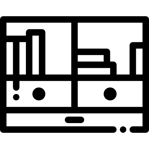 estante para libros icono gratis