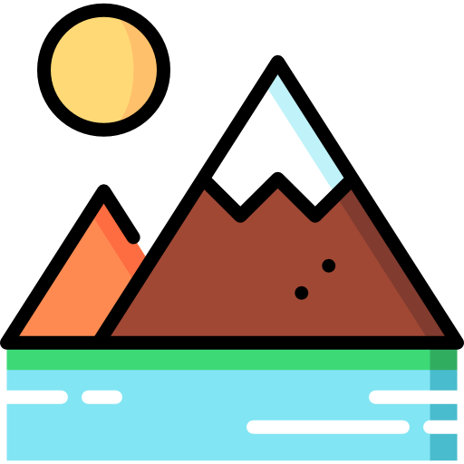 Mountains - free icon