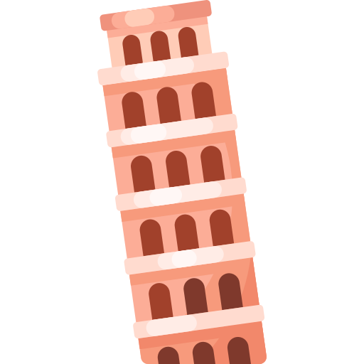 torre de pisa icono gratis