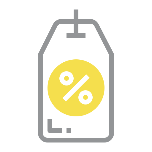etiqueta de precio icono gratis