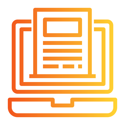 Document Generic Gradient icon