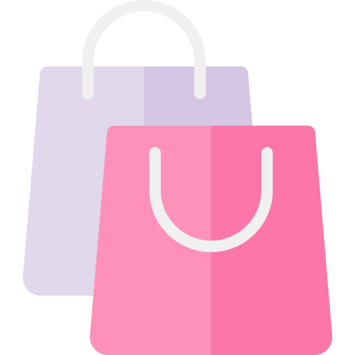 Pink Shopping Bag Flat Design, Pink Bag, Shopping Bag, Shopping PNG  Transparent Clipart Image and PSD File for Free Download