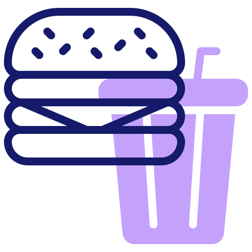 fast food Icône gratuit
