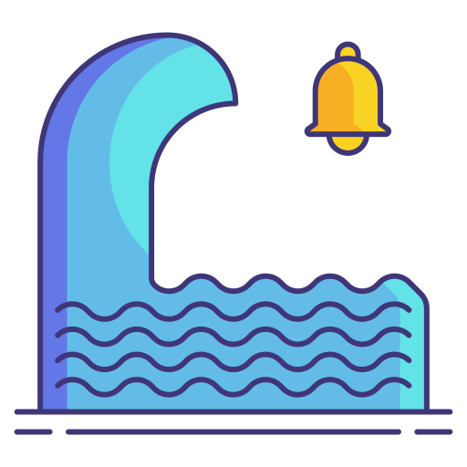 tsunami Icône gratuit tsunami Icône gratuit