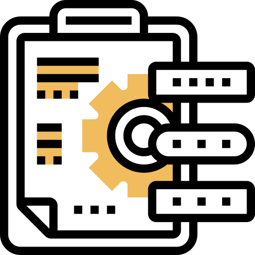 Process Meticulous Yellow shadow icon