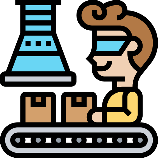 Assembly line - free icon