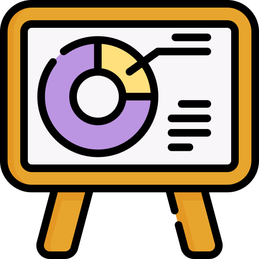 Pie chart Special Lineal color icon