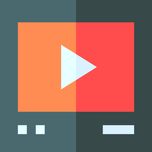 reproductor de video icono gratis