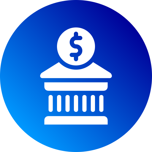 Bank Generic Flat Gradient icon