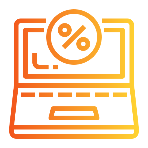 ventas en línea icono gratis