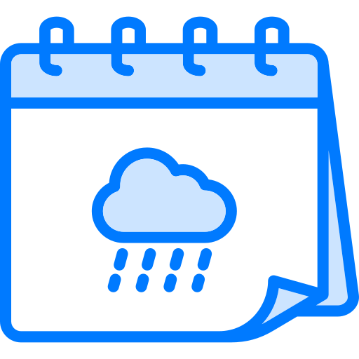 lluvioso icono gratis