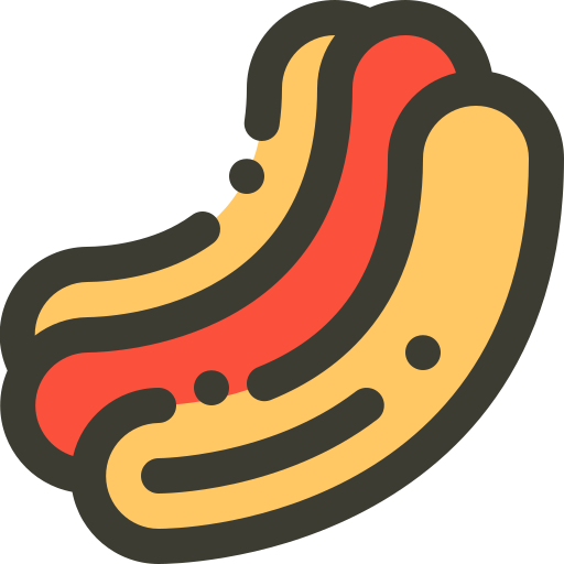 hot dog icono gratis