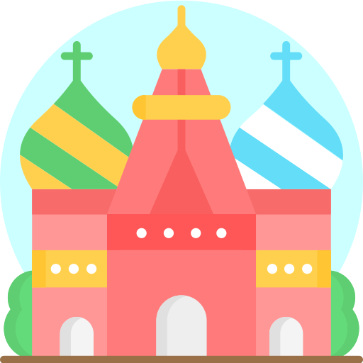 catedral de san basilio icono gratis