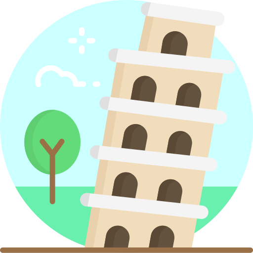 The Leaning Tower Of Pisa Clipart Free