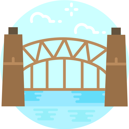 Icono de Puente de harbour en sidney SBTS2018 Flat