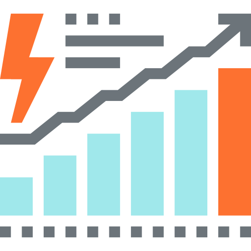 gráfico de barras icono gratis