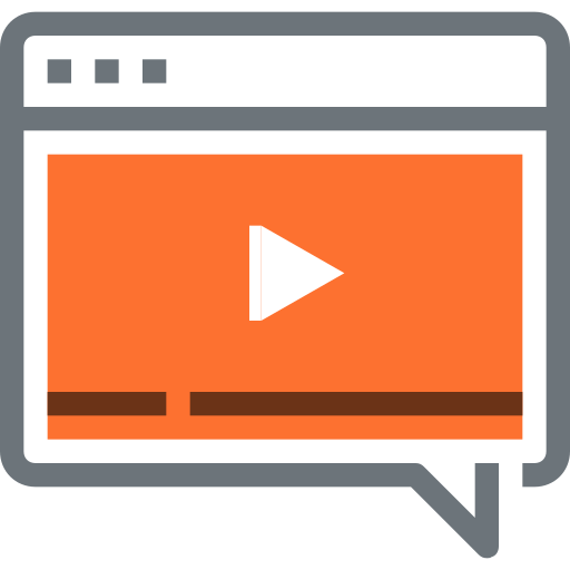 reproductor de video icono gratis