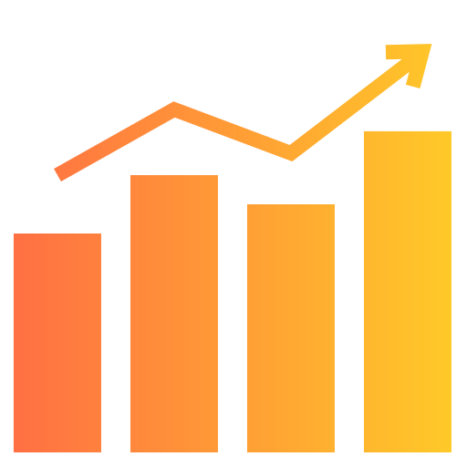 informe de ganancias icono gratis