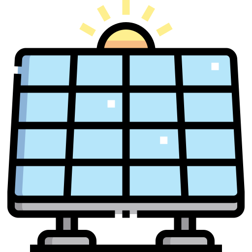 panel solar icono gratis