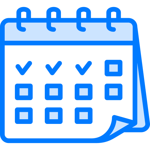 Calendar Generic Blue icon