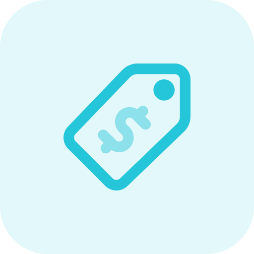 etiqueta de precio icono gratis