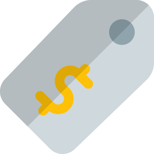 etiqueta de precio icono gratis