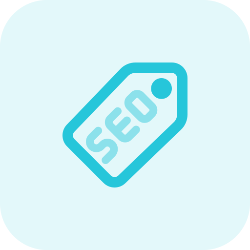 etiqueta seo icono gratis