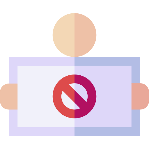 Protest free icon Protest free icon