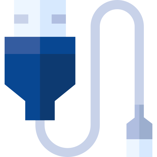 Usb Basic Straight Flat icon