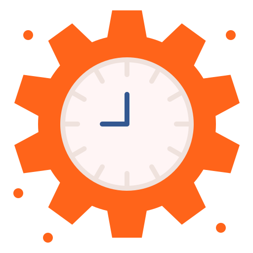 gestión del tiempo icono gratis
