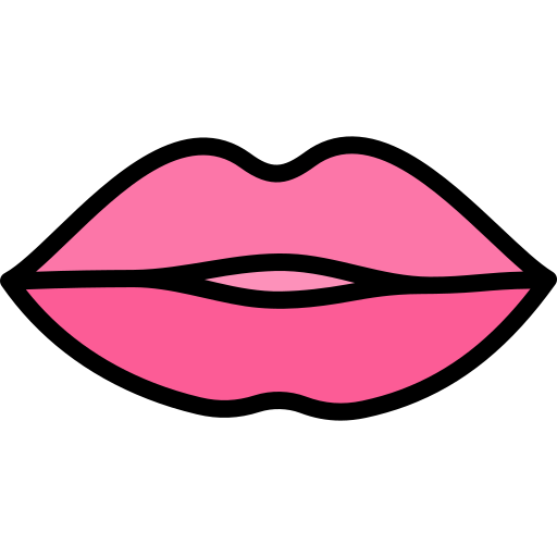 Lips Generic Outline Color Icon