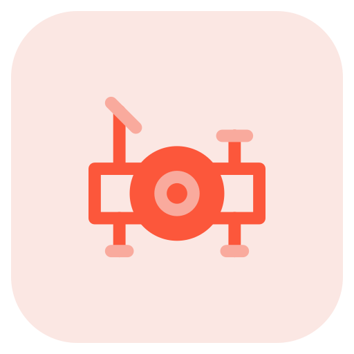 Drum set free icon Drum set free icon
