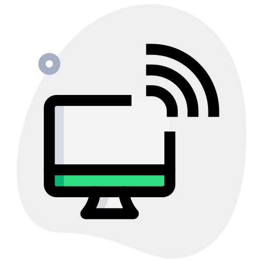 conexión inalámbrica icono gratis