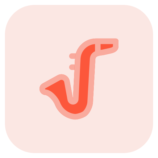 saxofón icono gratis