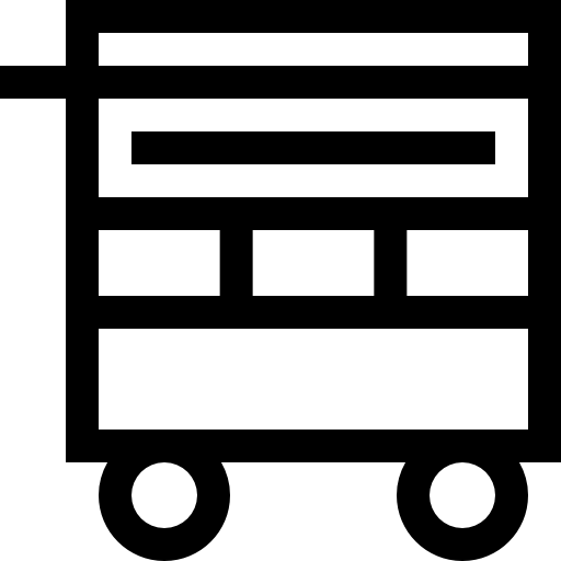 Ícones de carrinhos para jardinagem ícones lineares simples de carrinhos de  mão lojas de construção e ferragens