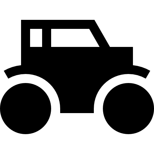 Off road Basic Straight Filled icon