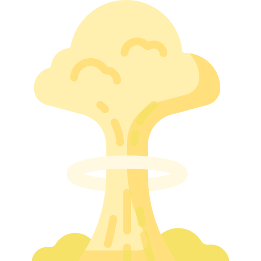 Nuclear weapon free icon Nuclear weapon free icon