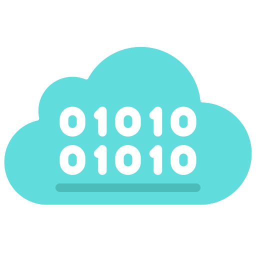 codificación en la nube icono gratis