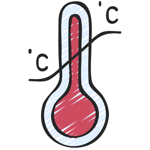 la temperatura icono gratis