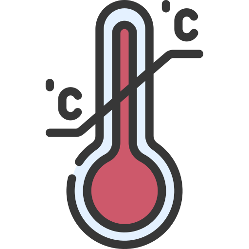 la temperatura icono gratis