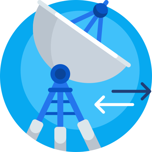 antena parabólica icono gratis